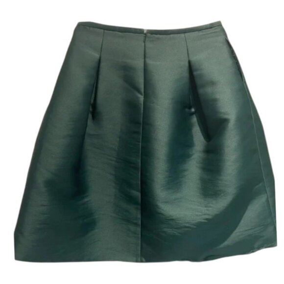 Lord & Taylor green bird cage skirt size 10 - Picture 3 of 6